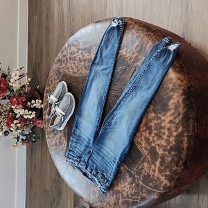 Buckle Black Skinny Jeans